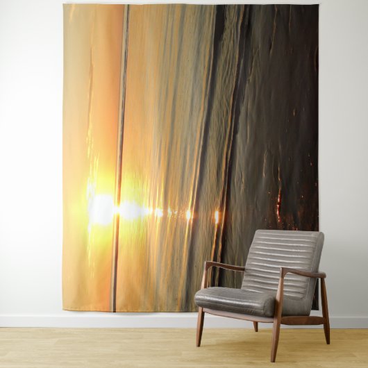 Cape Cod Sunset Ocean Fotografie Tapestry Wandkleed (In situ)