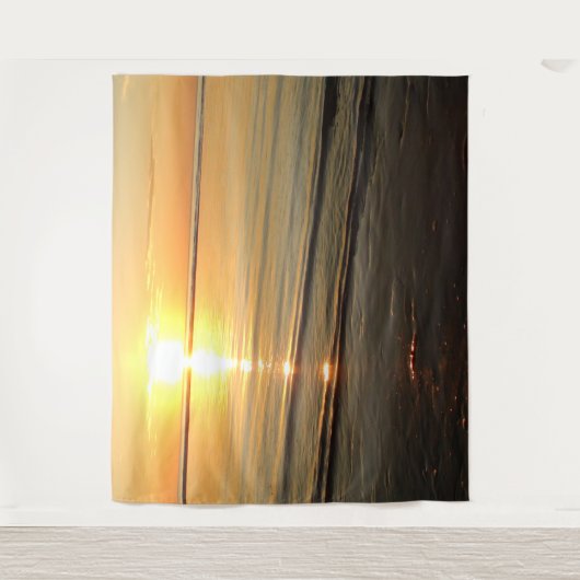 Cape Cod Sunset Ocean Fotografie Tapestry Wandkleed (Voorkant)