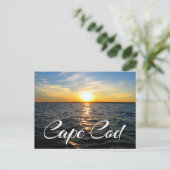 Cape Cod Sunset, Provincetown MA Post Card Briefkaart (Staand voorkant)