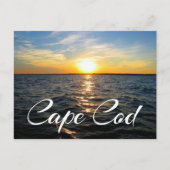 Cape Cod Sunset, Provincetown MA Post Card Briefkaart (Voorkant)