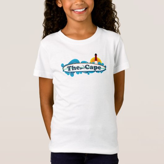 Cape Cod "Surf"-ontwerp. T-shirt (Voorkant)