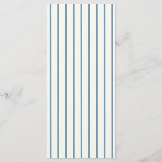 Cape Cod Thema Menu (Achterkant)