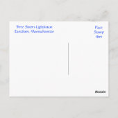 Cape Cod Three Sisters Lighthouse, Mass Post Card Briefkaart (Achterkant)