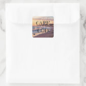 Cape Cod Travel Vierkante Sticker (Tas)