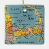 Cape Cod-versiering Keramisch Ornament (Voorkant)