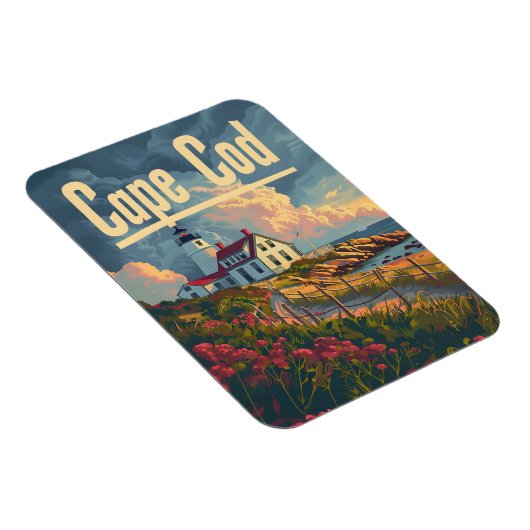 Cape Cod-Vintage Magneet (Rechterzijde)