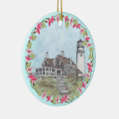 Cape Cod-vuurtoren Keramisch Ornament (Rechts)