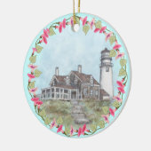 Cape Cod-vuurtoren Keramisch Ornament (Links)