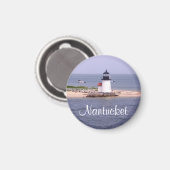 Cape Cod Vuurtoren, Nantucket MA Magnet (Voorkant / Achterkant)