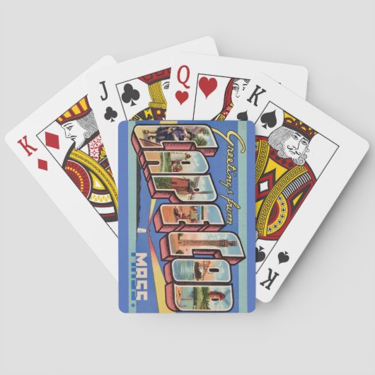 Cape Cod Wenskaarten Pokerkaarten (Achterkant)