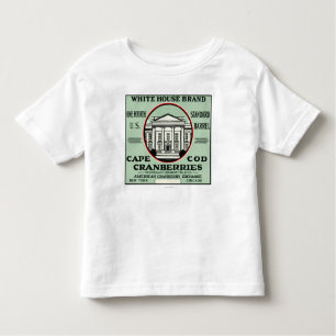 Cape Cod White House Brand Cranberry Label Kinder Shirts