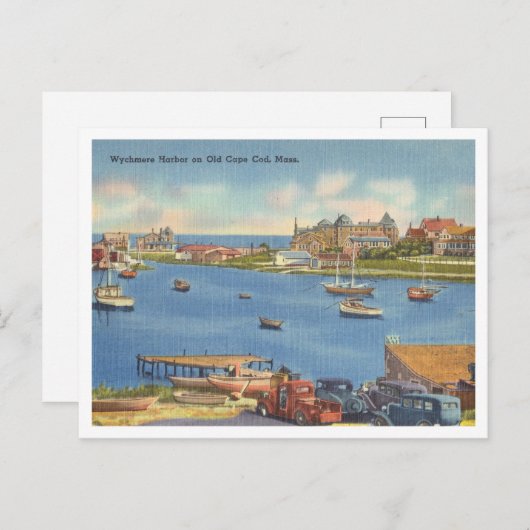 Cape Cod Wychmere Harbour scene Briefkaart (Voorkant / Achterkant)