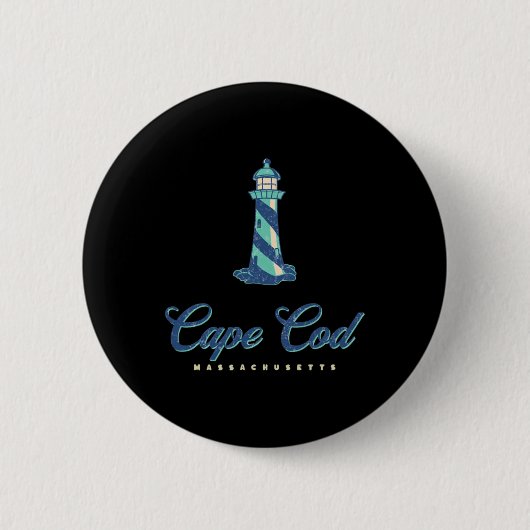 Cape Cod-zomer Ronde Button 5,7 Cm (Voorkant)