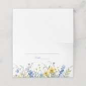 Cape Cod Zomertuin Bloemenbruiloft Plaatskaartje (Buitenkant ongevouwen)