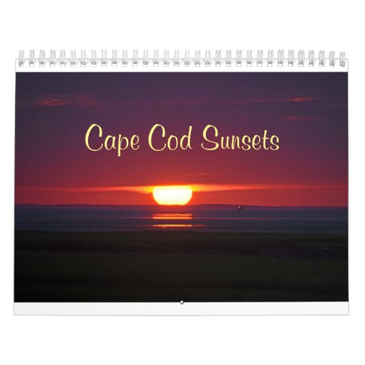 Cape Cod Zonsondergangen Agenda Kalender (Hoes)