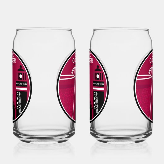 Cape Codder Cocktail Blikvorm Glas (Rechts)