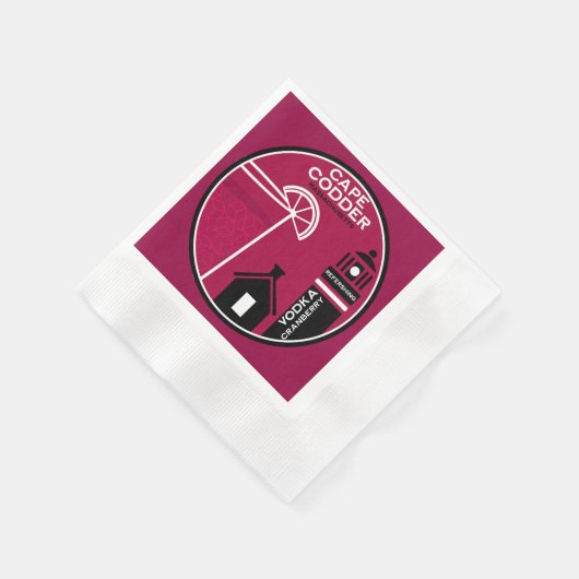 Cape Codder Cocktail Servet (Hoek)