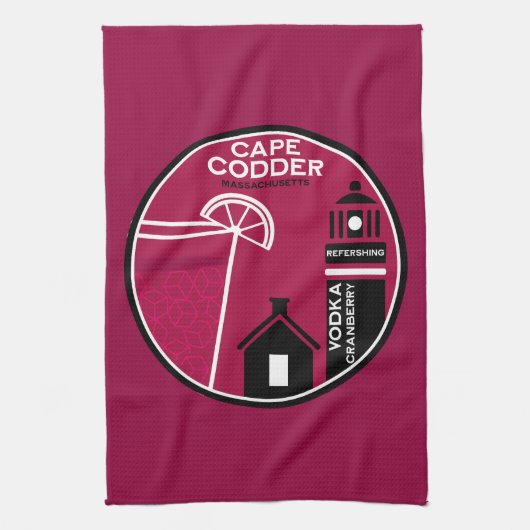 Cape Codder Cocktail Theedoek (Verticaal)