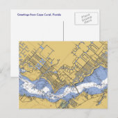 Cape Coral, Briefkaart Nautical Harbor (Voorkant / Achterkant)