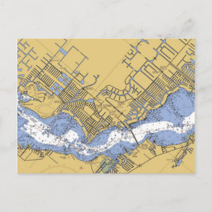 Cape Coral, Briefkaart Nautical Harbor