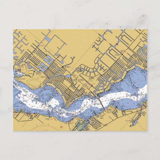Cape Coral, Briefkaart Nautical Harbor (Voorkant)