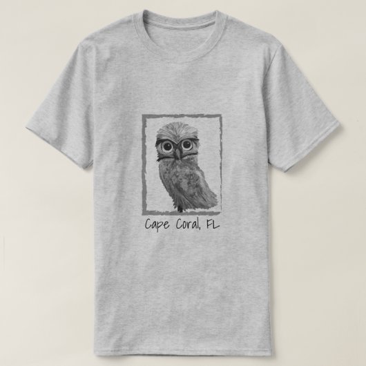 Cape Coral Burrowing Owl Apparel T-shirt (Design voorkant)
