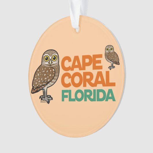 Cape Coral Burrowing Ownership Ornament (voorkant)