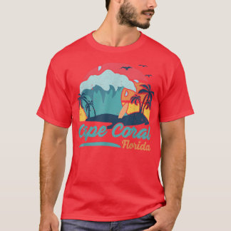 Cape Coral Florida Beach Summer Surfing SunSet Pal T-shirt