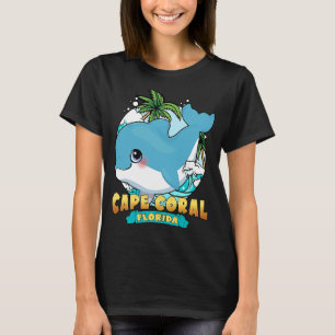 CAPE CORAL FLORIDA Cute Baby Dolphin Beach Souveni T-shirt