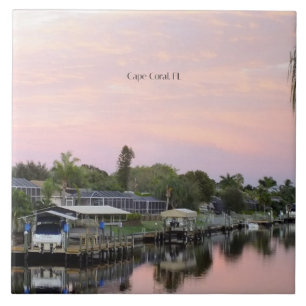 Cape Coral, Florida kanaal Tegeltje