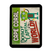 Cape Coral Florida Robot - Funny Magneet (Verticaal)