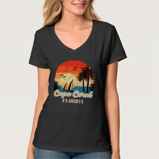 Cape Coral Florida Souvenirs Family Road Trip Vaca T-shirt (Voorkant)