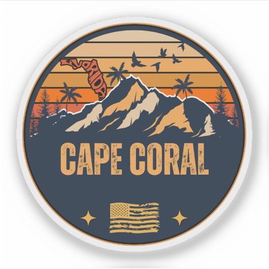 Cape Coral, Florida Sticker (Voorkant)