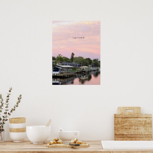 Cape Coral, schilderachtig foto van Florida, Poster (Keuken)