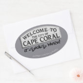 Cape Coral zuigt Sticker (Envelop)