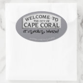 Cape Coral zuigt Sticker (Tas)