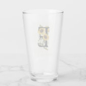 Cape Daisy Monogram E Drink glas (Achterkant)