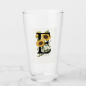 Cape Daisy Monogram E Drink glas (Voorkant)