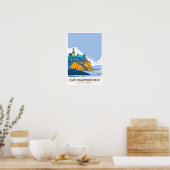 Cape Disappointment State Park Washington Vintage Poster (Keuken)