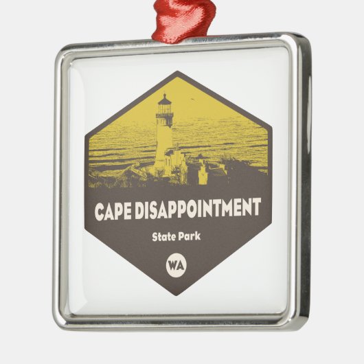 Cape Discussie State Park Washington Metalen Ornament (Links)
