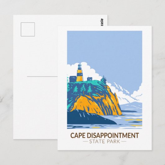 Cape Discussion State Park Washington Briefkaart (Voorkant / Achterkant)