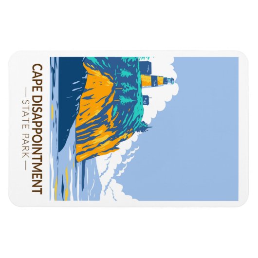 Cape Discussion State Park Washington  Magneet (Horizontaal)