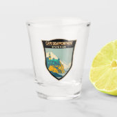 Cape Discussion State Park Washington  Shot Glas (Voorkant)