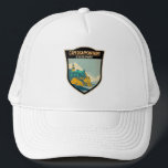 Cape Discussion State Park Washington  Trucker Pet<br><div class="desc">Ontwerp van de de kunstwerken van het Park van de Staat van de Kaapontgoocheling. Het park omvat een gevarieerd landschap van oerbossen,  zoetwatermeren,  zoetwatermoerassen en zout water-moerassen en oceanside-vloerbedekking.</div>
