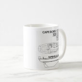 Cape Dory 33 mok (Voorkant rechts)