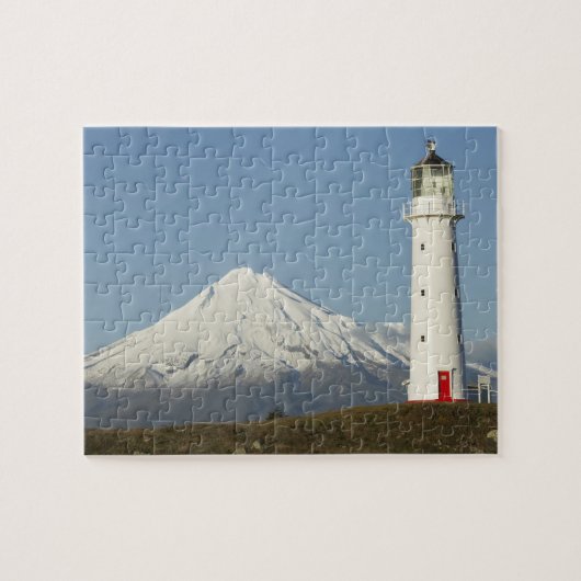 Cape Egmont-vuurtoren en Mt Taranaki / Mt Legpuzzel (Horizontaal)