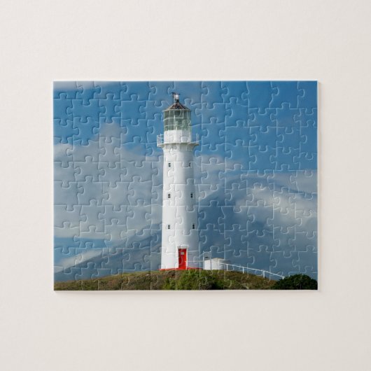Cape Egmont-vuurtoren en Mt Taranaki/Mt Legpuzzel (Horizontaal)