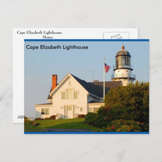 Cape Elizabeth Lighthouse Briefkaart (Voorkant / Achterkant)