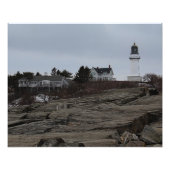 Cape Elizabeth Lighthouse Foto Afdruk (Voorkant)