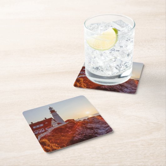 Cape Elizabeth Maine Kartonnen Onderzetters (Insitu)